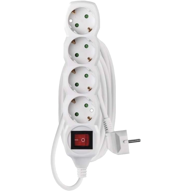 EMOS P1423R 4 розетки 3 м