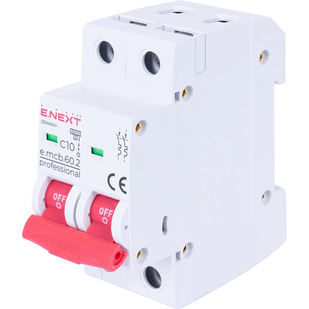 Enext e.mcb.pro.60.2.C 10 new, 2р, 10А, C, 6кА new