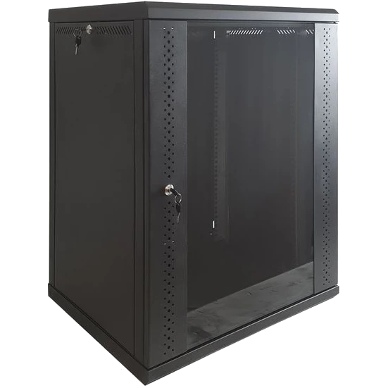 EServer 12U 600х350х637 стекло, черная