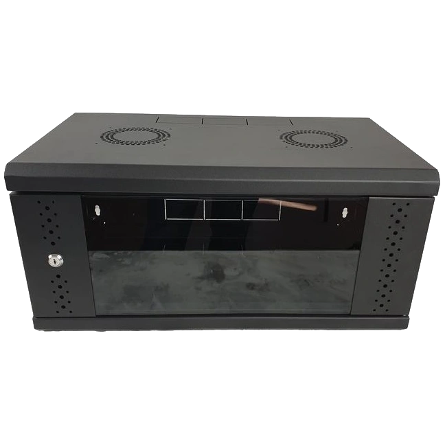 EServer 4U 600х350х284, стекло, чорная