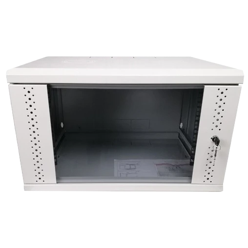 EServer 6U 600х500х370 стекло, серая