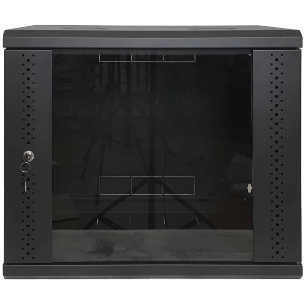 EServer 9U 600х500х503 стекло, черная