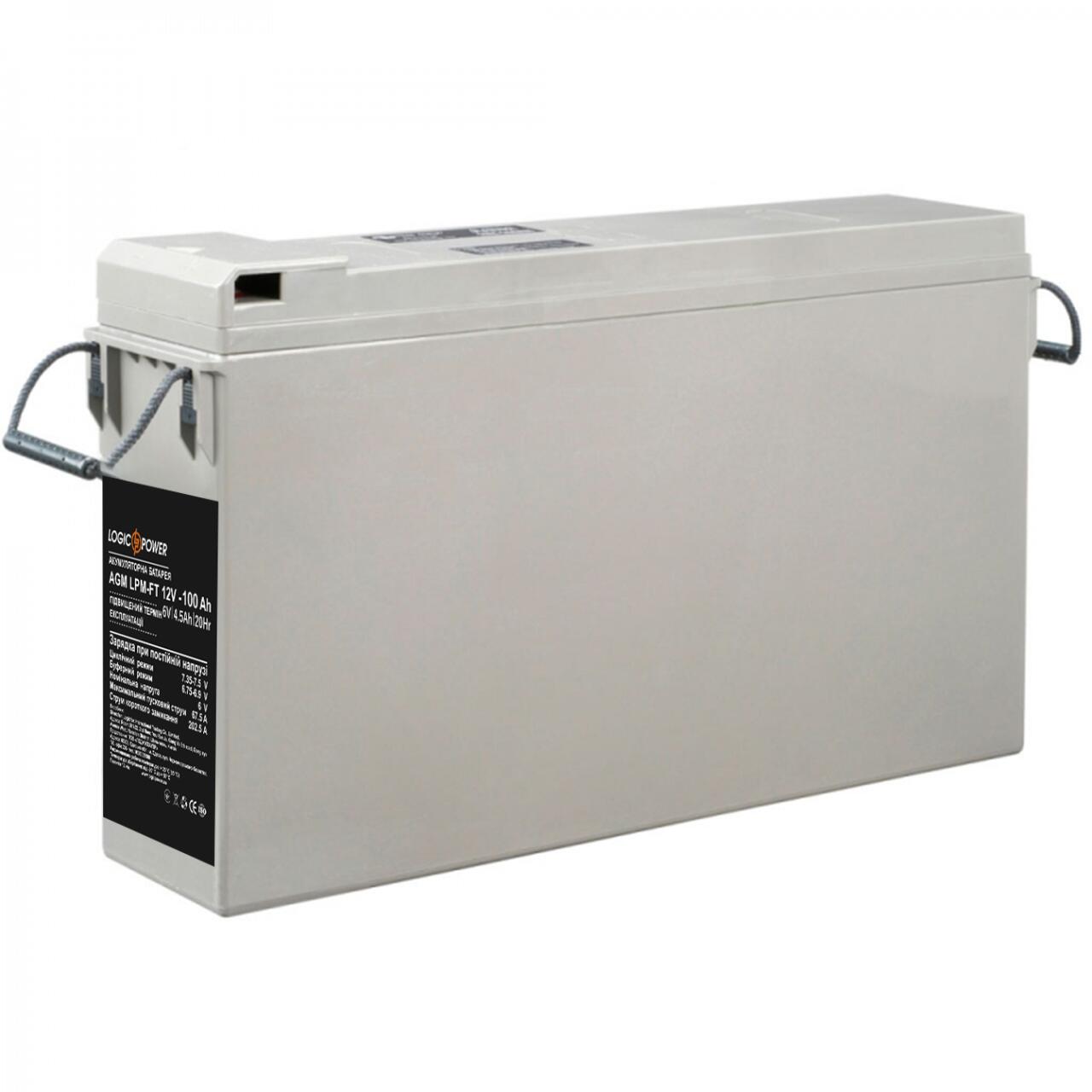 Фронт-терминальный аккумулятор LPM-FT 12V - 100 Ah