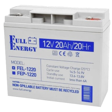 Full Energy FEL-1220 20А•г 12В гелева