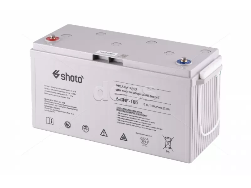 GEL-CARBON акумулятор SHOTO 6CNF-100​ (12V/100Ah)