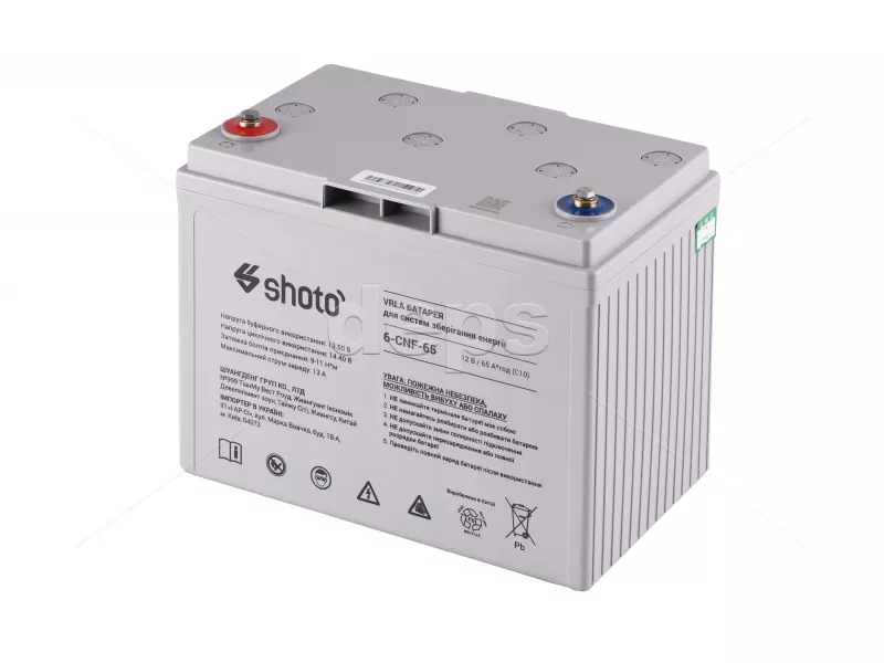 GEL-CARBON акумулятор SHOTO 6CNF-65​ (12V/65Ah)