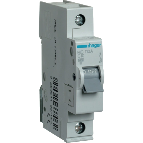 Hager In=10 А «C» 6kA MC110A