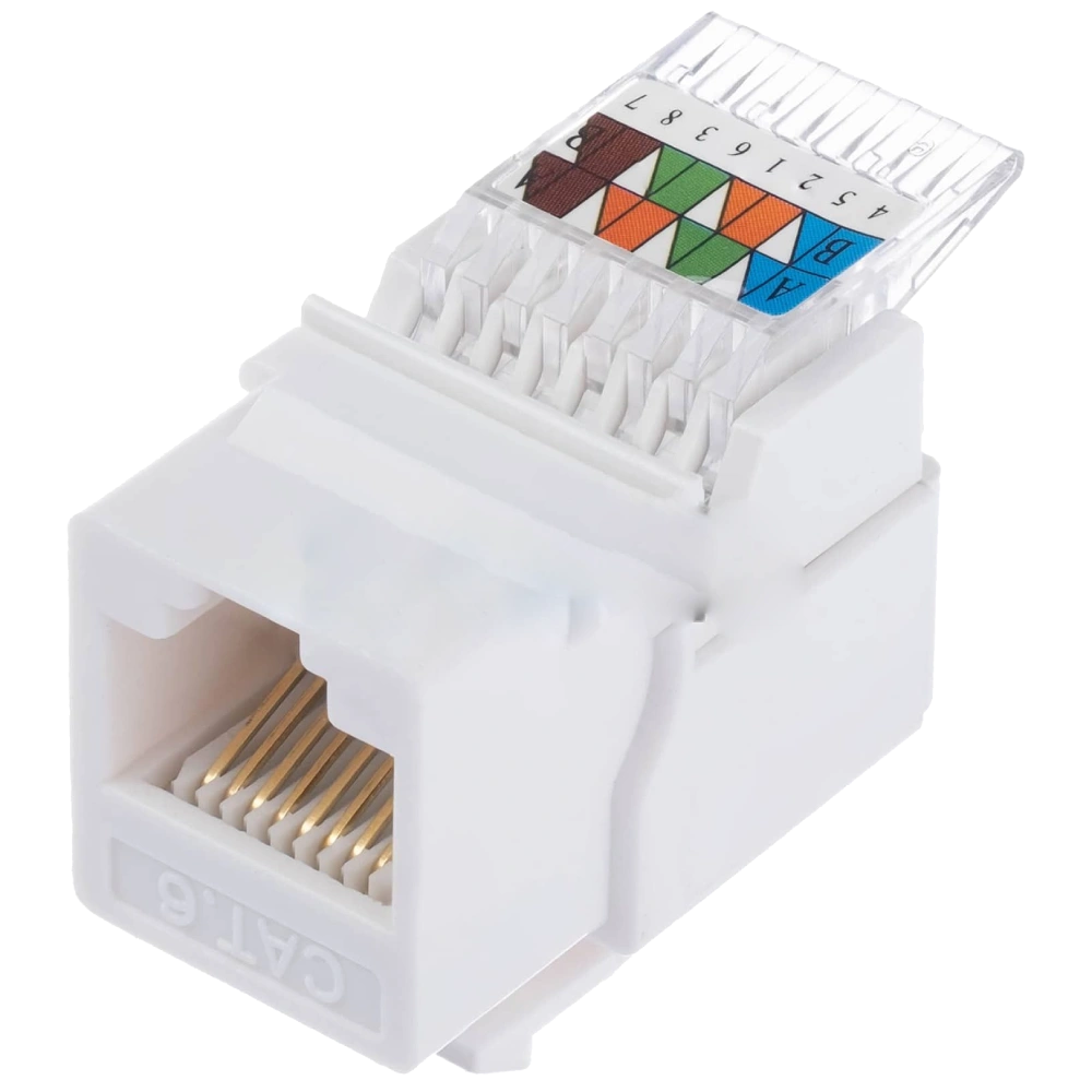 Hager Lumina WL9002 SLIM KeyStone RJ-45 UTP, кат.5е