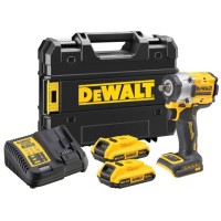 Гайковерт DeWALT 18 В XR Li-lon,406 Нм, 2 Ah, 2 АКБ, ЗУ, TSTAK (DCF921D2T)