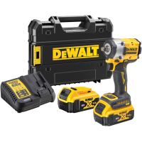 Гайковерт DeWALT 18 В XR Li-lon,406 Нм, 5 Ah, 2 АКБ, ЗП, TSTAK (DCF921P2T)