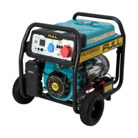 Генератор FULL FGL10000LE3, 380/220V, 50Hz, 10kVA/8kW, 28 л, 3 л/год, пуск: ручний/електостартер (без АКБ) (FGL10000LE3)