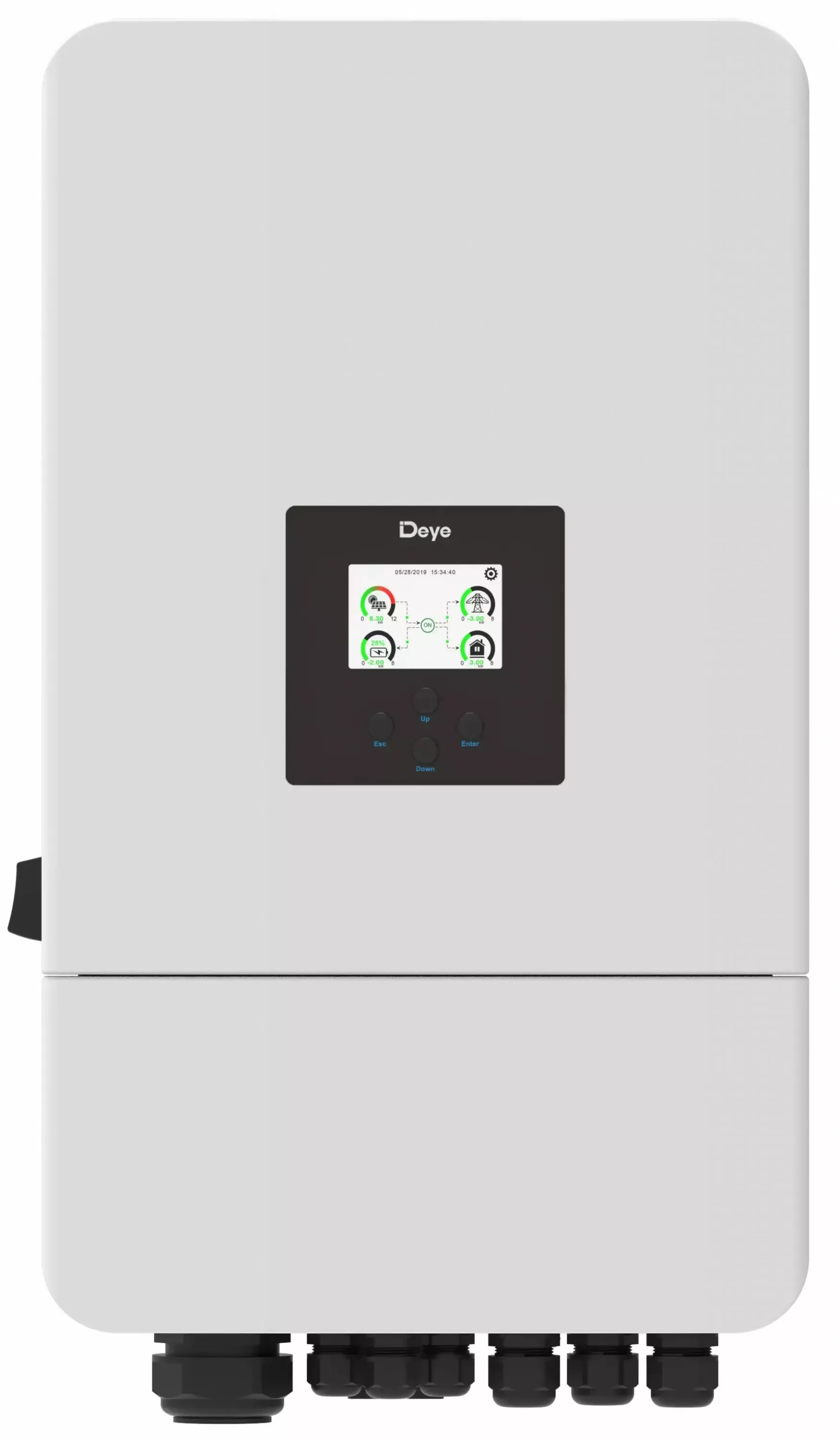 Гібридний інвертор Deye SUN-12K-SG05LP3-EU-SM2 (LV | 12 кВт 3ф | 2 MPPT)