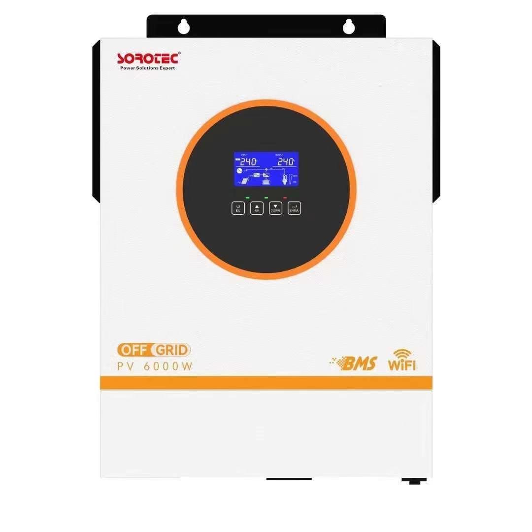Гібридний інвертор Sorotec REVO VM II PRO 6kW/48V (джерело безперебійного живлення) з Wi-Fi