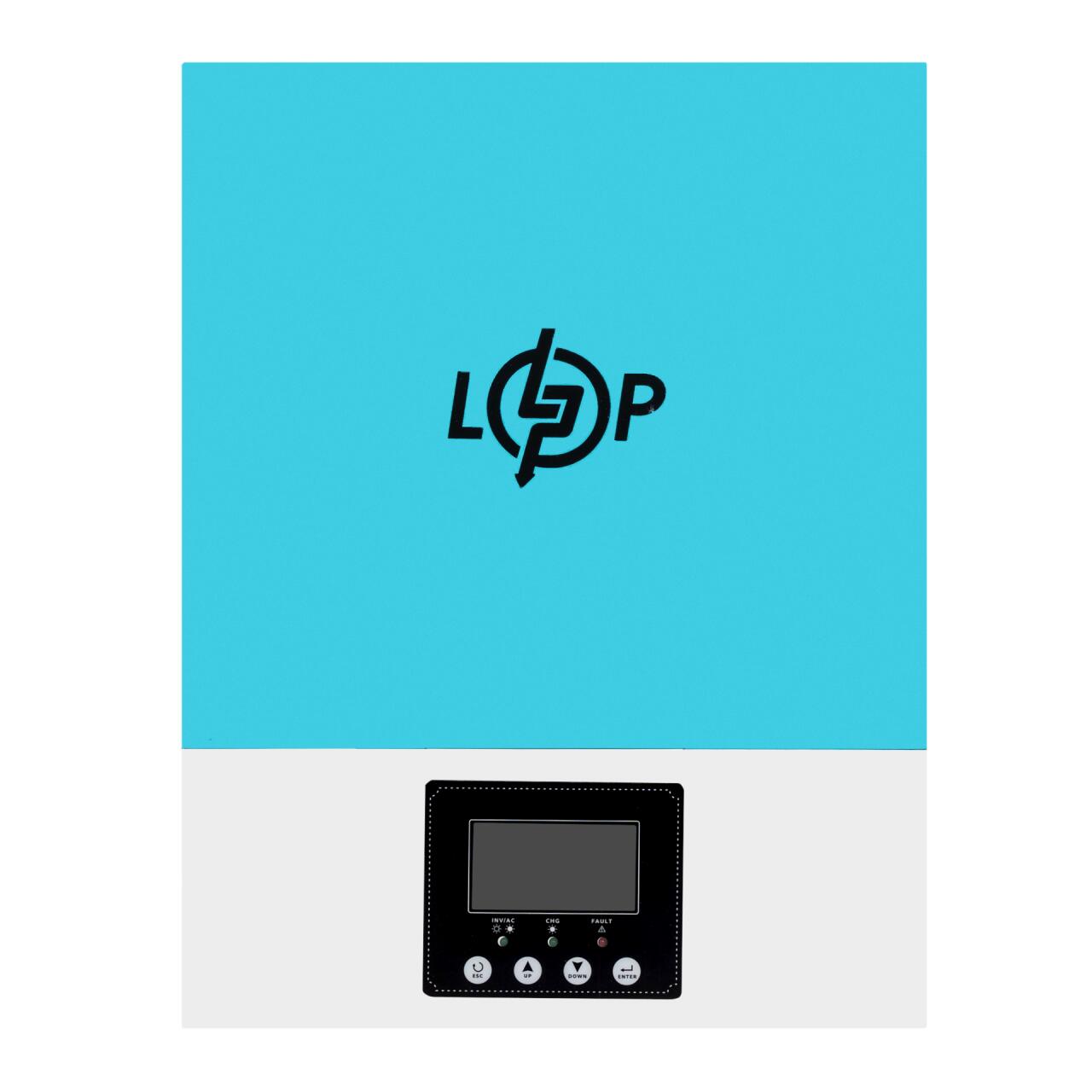 Гібридний сонячний інвертор (ДБЖ) LPW-HY3022MN-L 3000VA (3000Вт) 24V 80A MPPT 30-400V OFF GRID