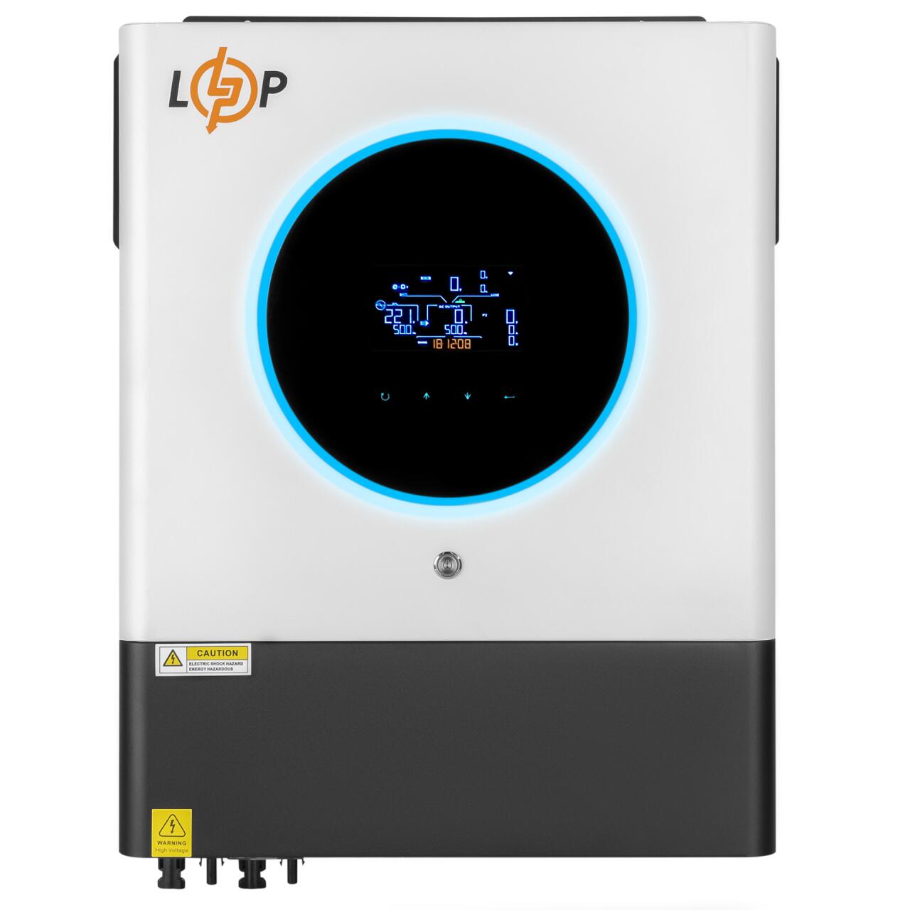 Гібридний сонячний інвертор (ДБЖ) LPW-MAXII-8000VA (8000Вт) MPPT 150A OFF GRID