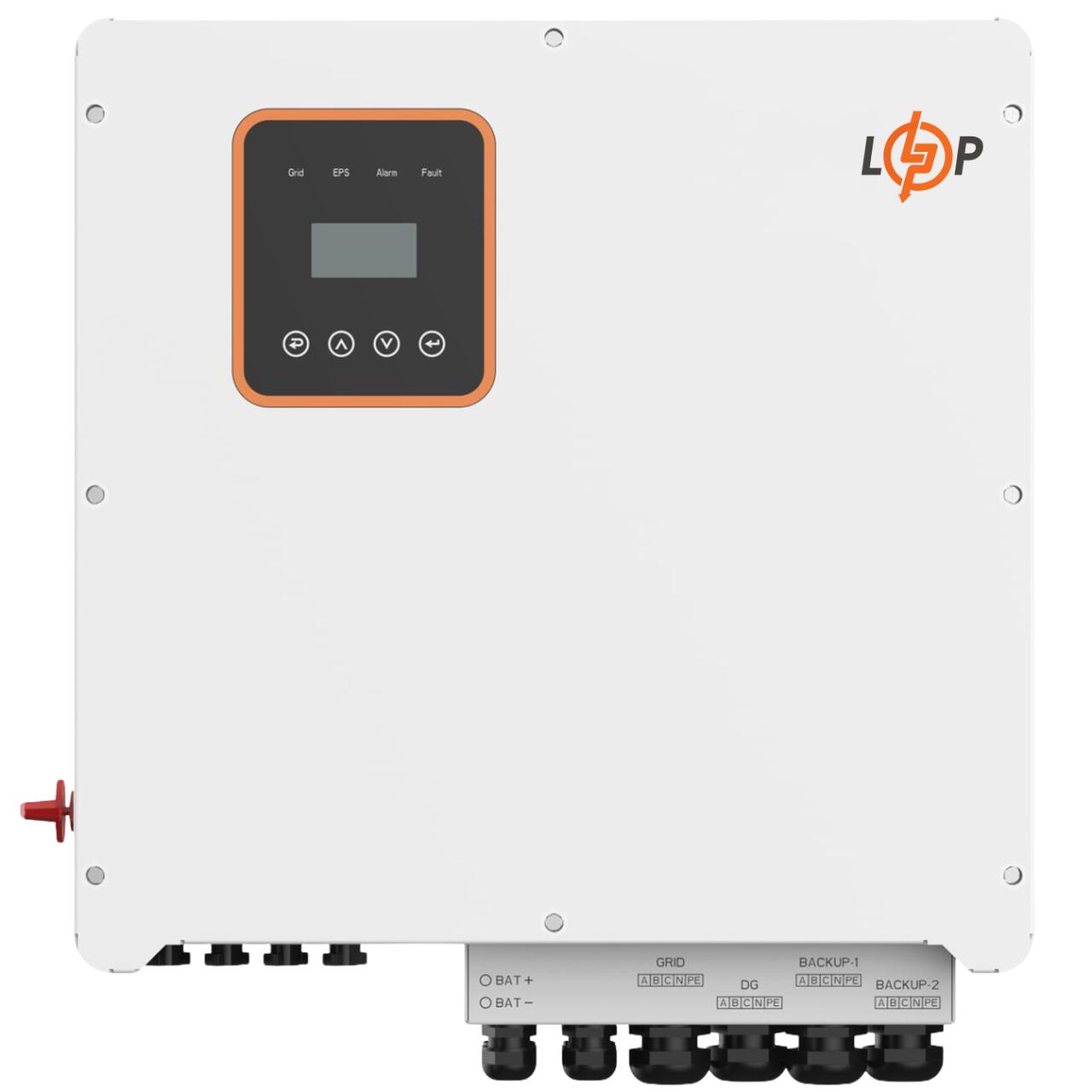 Гібридний трифазний інвертор LP LPW-15KW3-G-HV 40A MPPT 180-850A ON-OFF GRID with WiFi