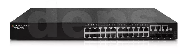 Гігабітний комутатор рівня L2 FoxGate S6224-S2C2 (S6224-S2C2-POE)