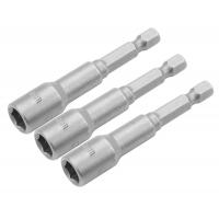 Головка магнітна Tolsen 6 мм 1/4"х65 мм 3 шт (77841)