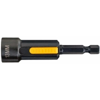 Головка магнитная DeWALT магнитная EXTREME 1/4"х13 мм, шестигранная с движущимся магнитом внутри (DT7450)