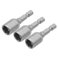 Головка магнитная Tolsen 8 мм 1/4"х48 мм 3 шт (77823)