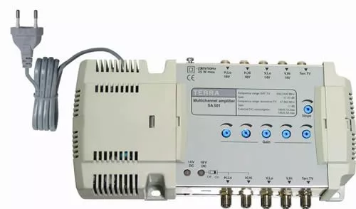 Головной и линейный усилители TERRA SA501, SA502, SA511
