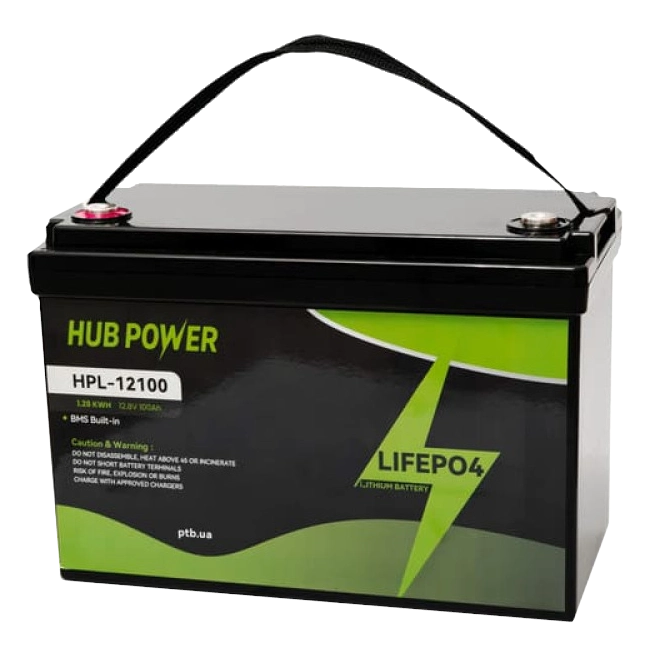 Hub Power HPL-12100 LiFePO4 12В/100А•ч