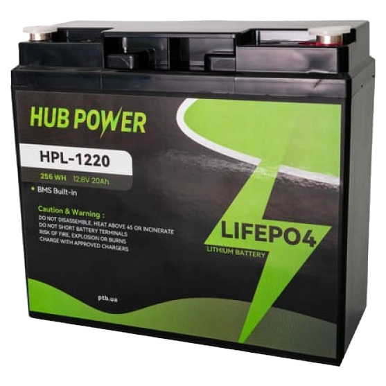 Hub Power HPL-1220 LiFePO4 12В/20А•г