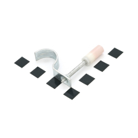 Гвозди Voltronic монтажные пироксилиновые, 8х53мм, зажим для труб Ø25мм, 80 шт (YT-PMN20PC)