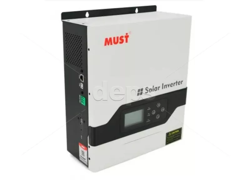 Інвертор автономний Must PV18-3024VPM (3 kW, зовнішня батарея 24V, струм заряду AC до 20/30A, 1 x MPPT 30-120V/60А)
