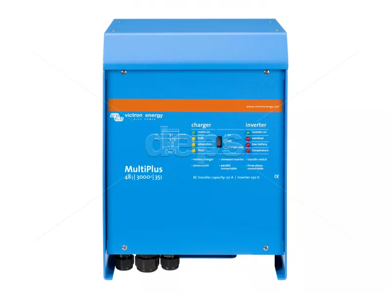 Інвертор с ЗУ Victron Energy MultiPlus 48/3000/32 230V VE.Bus  (3000ВА/2400Вт, струм заряду до 32A, зовнішня батарея 48В)