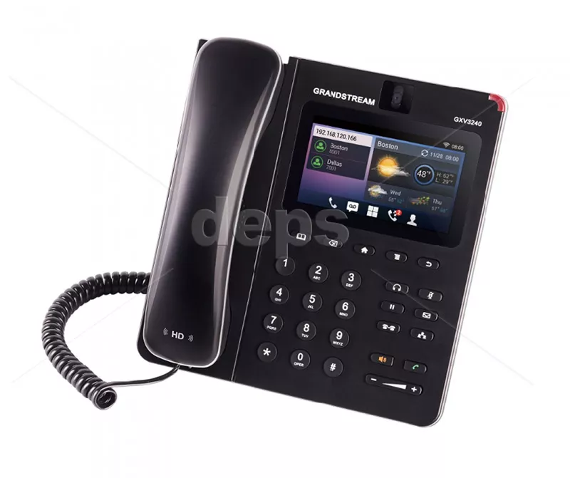 IP мультимедіа телефон на Android з апаратними клавішами Grandstream GXV3240