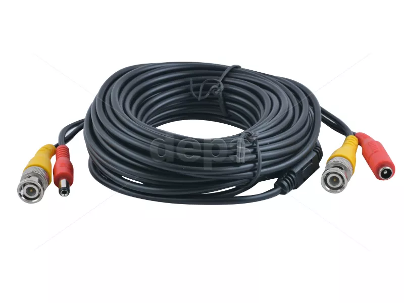Кабель BNC+DC для підключення AHD/CVI/TVI/CVBS-камер 10 м (чорний)