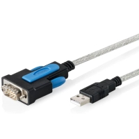 Кабель для передачі даних Digitus USB to COM M 1.8m RS232 FTDI black (DA-70170)