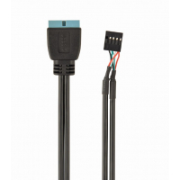 Кабель для передачі даних USB 2.0 to USB 3.0 0.15m Cablexpert (CC-U3U2-01)