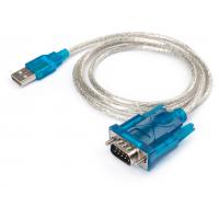 Кабель для передачи данных USB to COM 1.0m transparent Vinga (VCPUSBCOM)