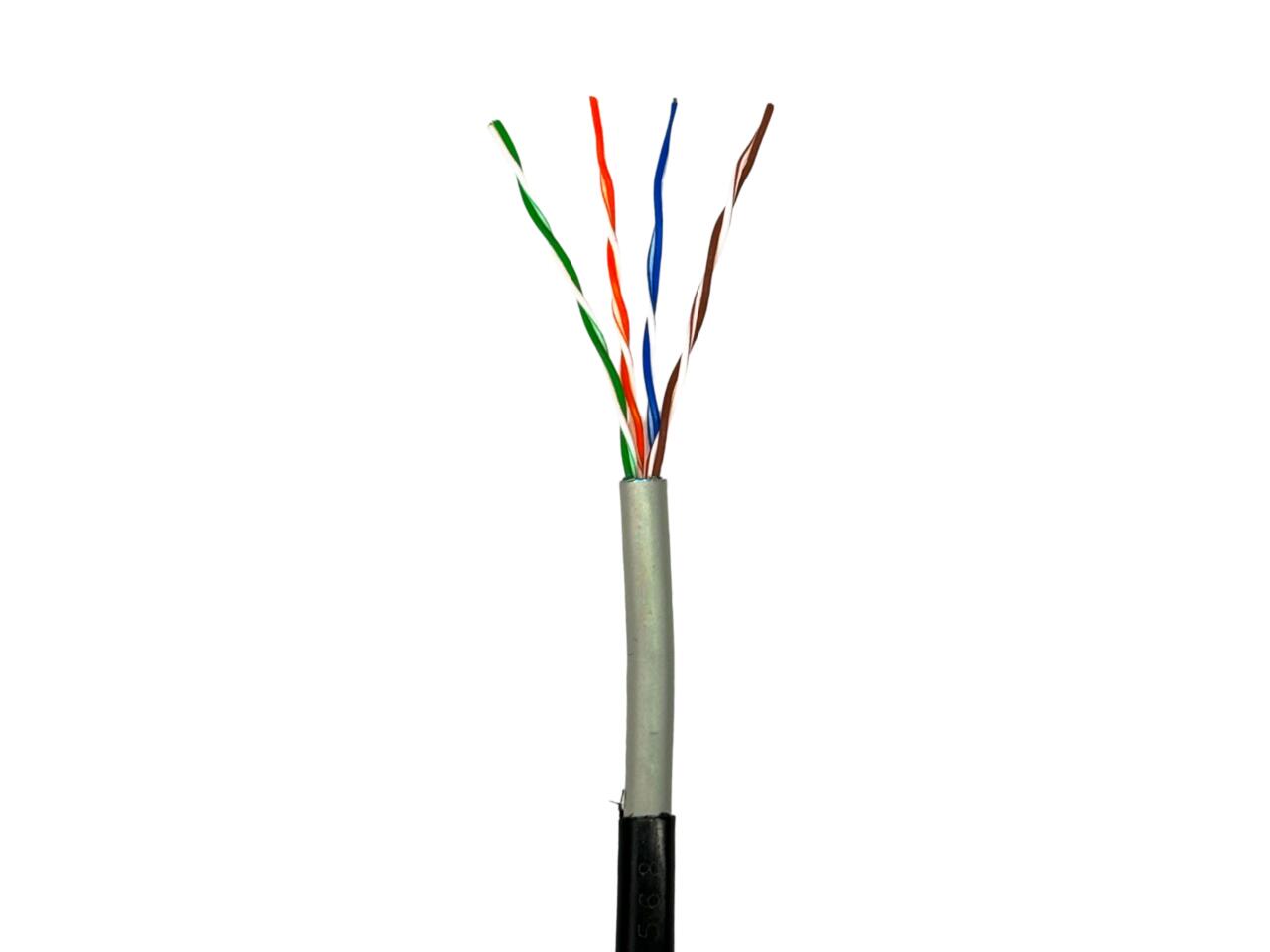 Кабель мережевий кручена пара для зовнішніх робіт Gear CAT.5E UTP-CU-4Px2x0.51 Outdoor PVC+PE