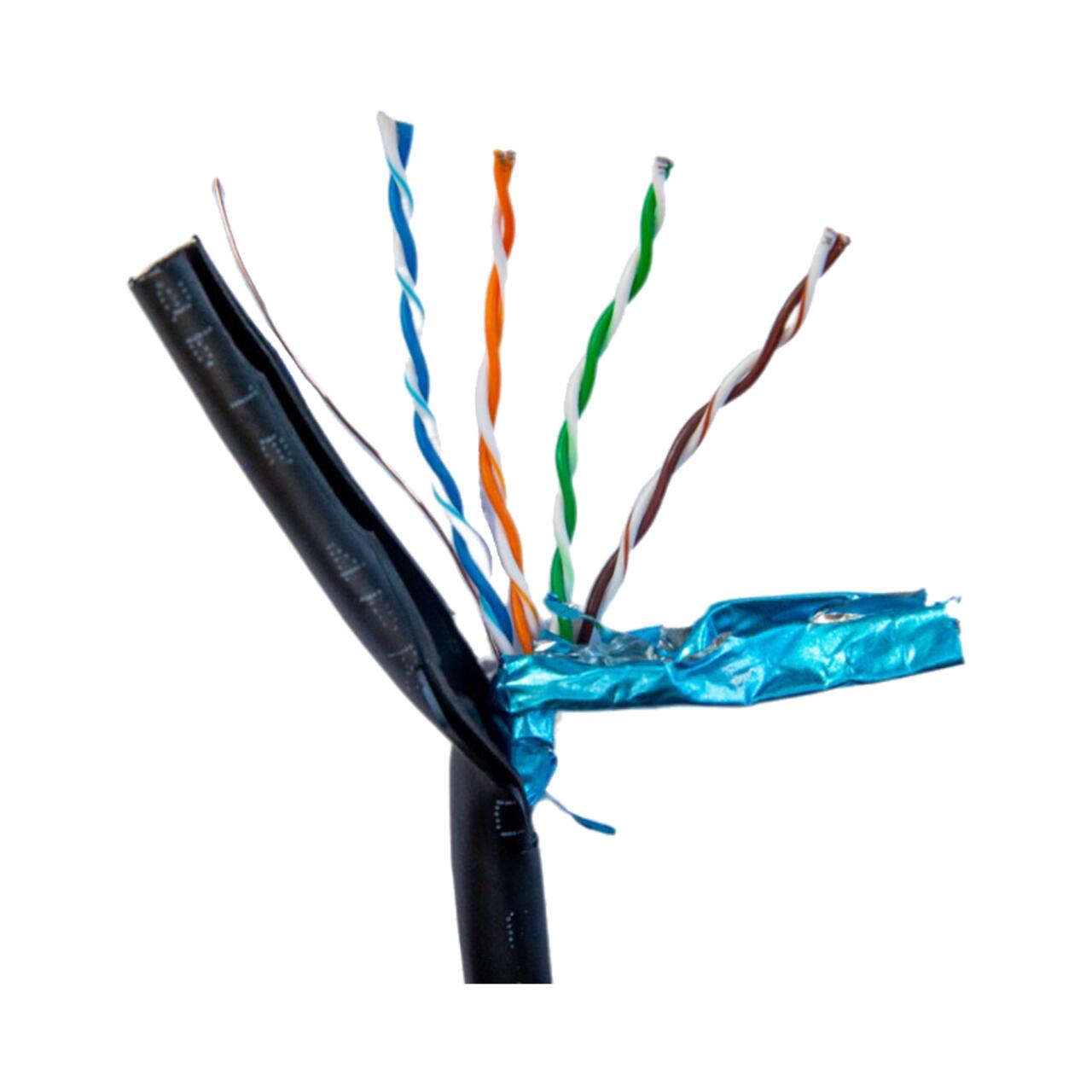Кабель мережевий кручена пара Gear САТ.5E FTP-CU-4Px2x0.51, 305м