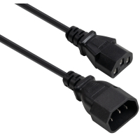 Кабель питания C13 to C14 1.8m 0.75mm2 copper Vinga (VYPCC13141875CU)