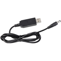 Кабель питания USB to DC 5.5x2.1mm 12V 1.0m Value (S1016)