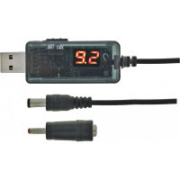 Кабель питания USB to DC 5.5x3.5mm 9V-12V 0.8m Maxxter (UB-DC9/12-0.8M)