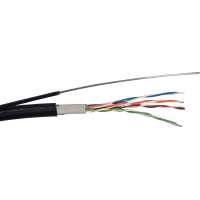 Кабель сетевой GEAR UTP 305м, cat.5e, CCA, 4*2*0,51, PVC+PE, outdoor, steel wire (GEC-UTPCCAOUTSC051305)