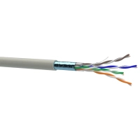 Кабель сетевой OK-Net FTP cat.5e, 305м (F/UTP-cat.5E-SL) (КПВЭ-ВП (100) 4*2*0,46)