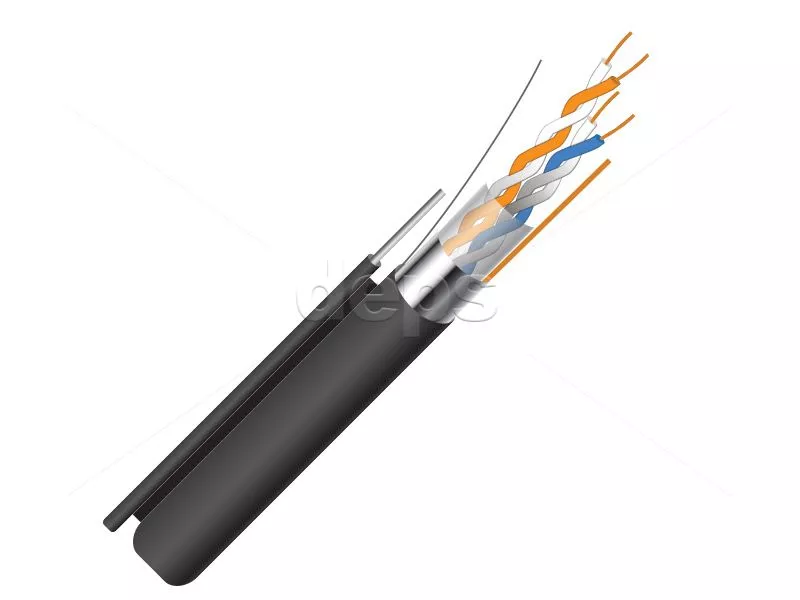 Кабель вита пара FinMark FTP CAT5e 2P зовнішній самонесучий