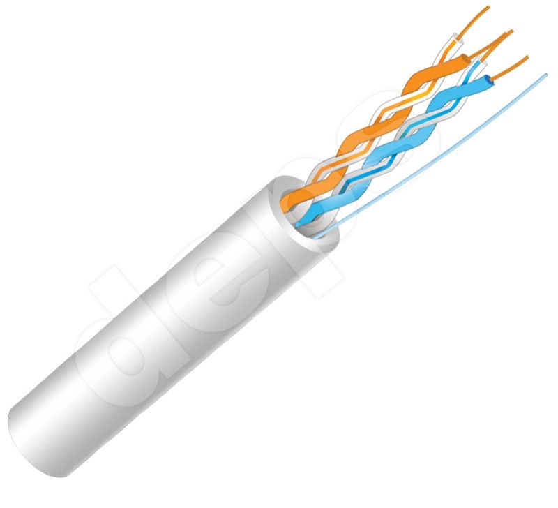 Кабель вита пара FinMark UTP 2P 24AWG внутрішній 500м