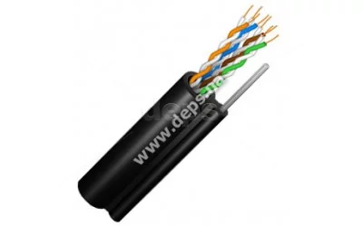 Кабель вита пара FinMark UTP CAT 5e 4P 24AWG самонесучий UTP CAT5e 4P 24AWG PE-M B 305m Drum