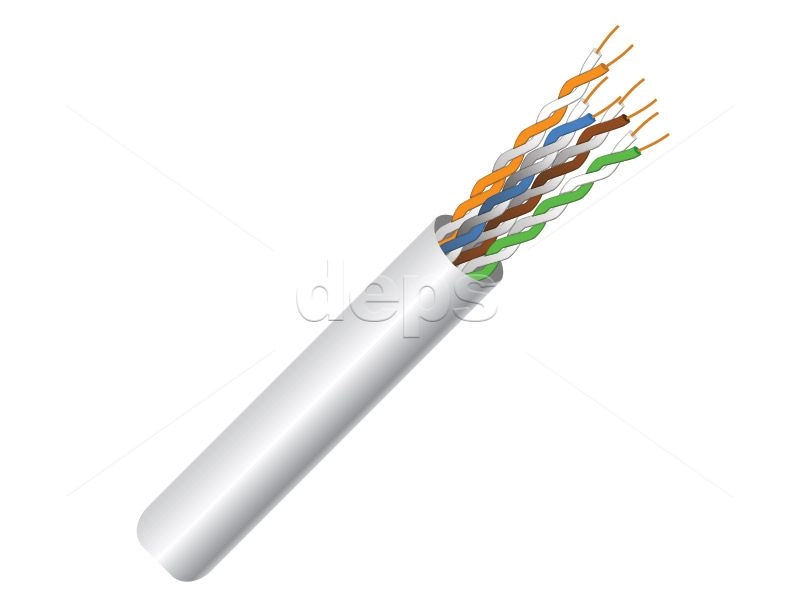 Кабель вита пара FinMark UTP CAT5e 4P 24AWG 50м внутрішній