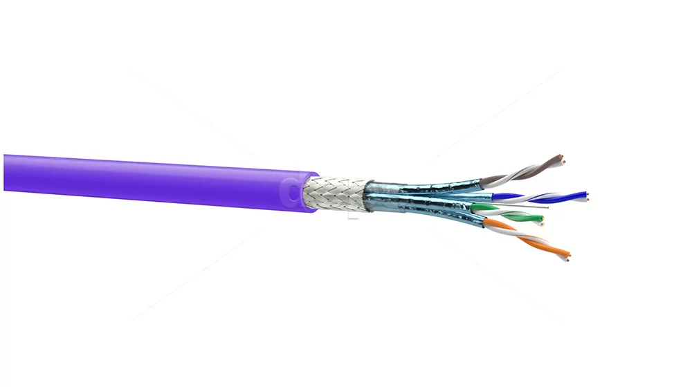 Кабель вита пара ​OK-net (СКС System Cable) S/FTP Cat.7A 23AWG Кабель вита пара OK-net System Cable S/FTP Cat.7A 23AWG LSOH