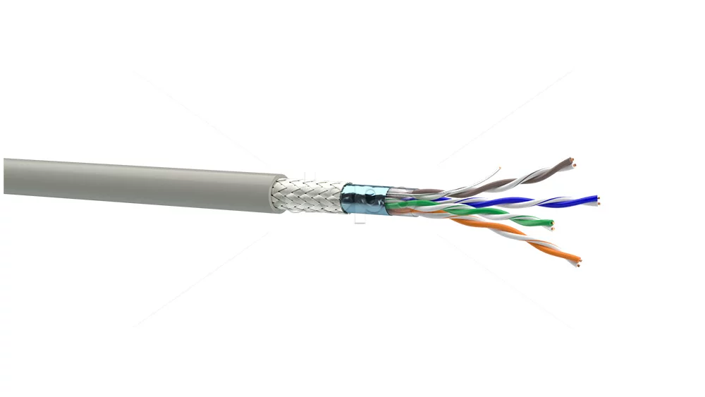 Кабель вита пара ​OK-net (СКС System Cable) SF/UTP Cat.6 23AWG Кабель вита пара OK-net System Cable SF/UTP Cat.6 23AWG LSFROH