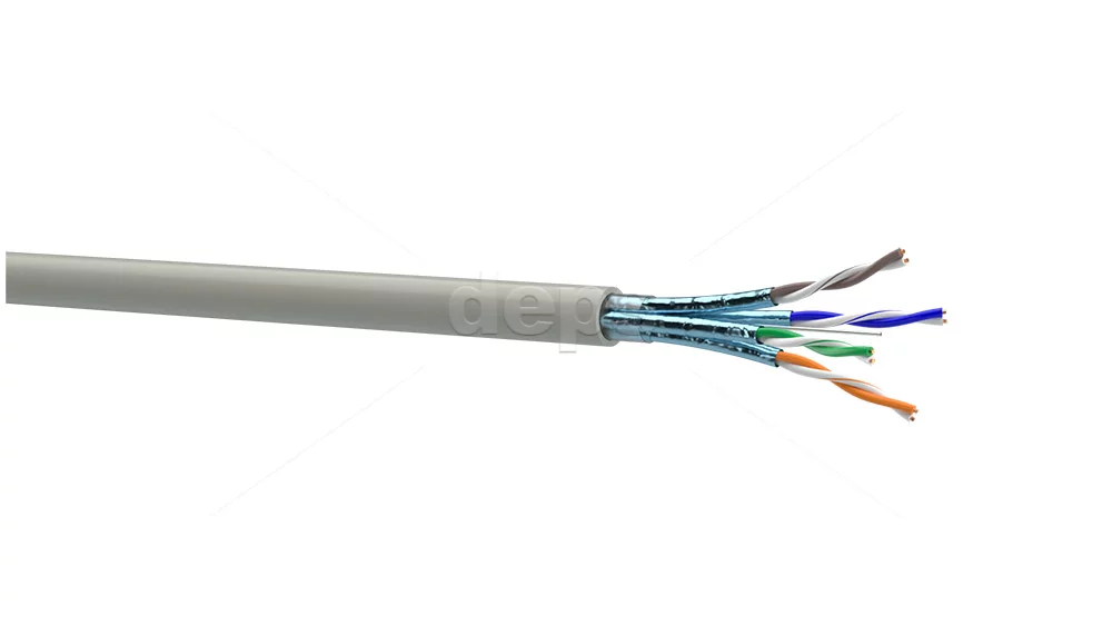 Кабель вита пара ​OK-net (СКС System Cable) U/FTP Cat.6A 23AWG Кабель вита пара OK-net System Cable U/FTP Cat.6A 23AWG LSFROH