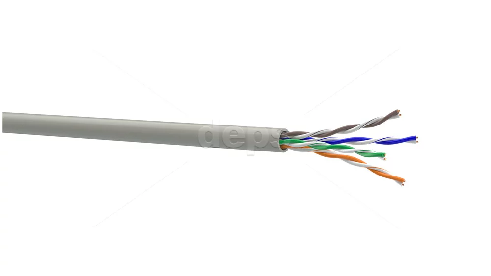 Кабель вита пара ​OK-net (СКС System Cable) U/UTP Cat.5e 24AWG Кабель вита пара OK-net System Cable U/UTP Cat.5e 24AWG PVC